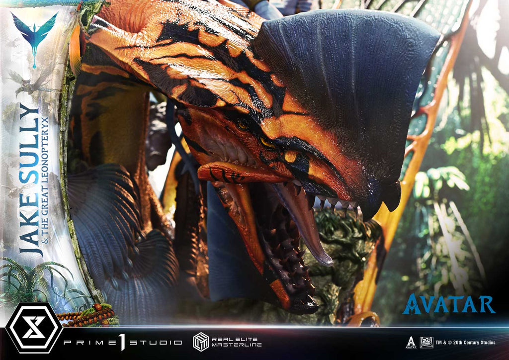 Real Elite Masterline Avatar (Film) Jake Sully &amp; The Great Leonopteryx Avatar Legacy Collection Deluxe Bonus Version