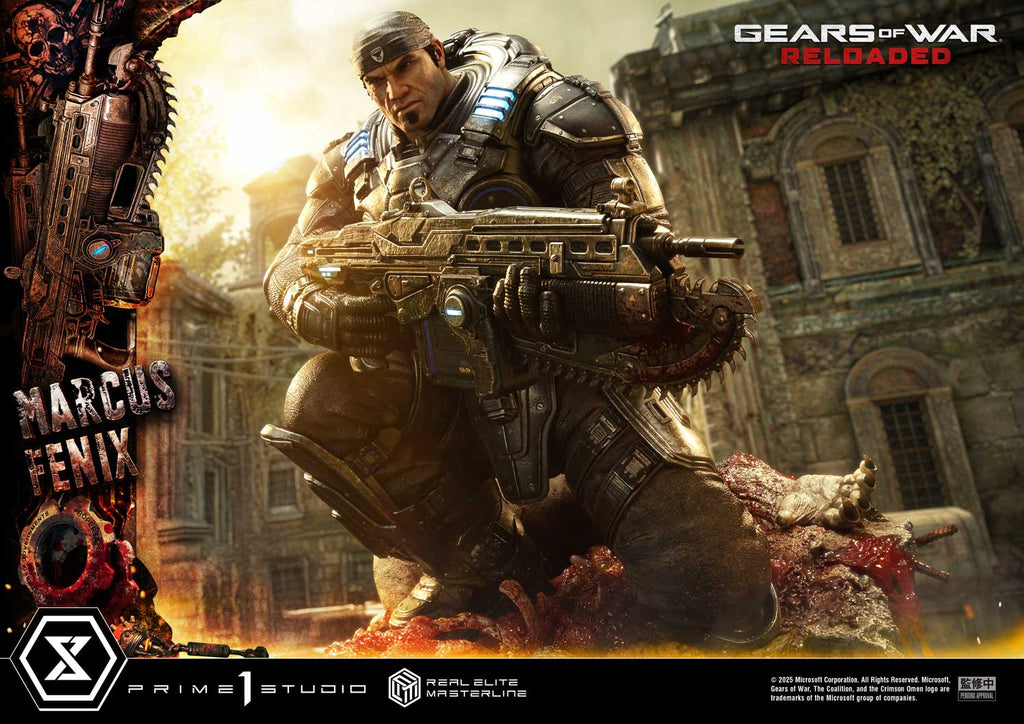 Real Elite Masterline Gears of War: Reloaded Marcus Fenix Ultimate Bonus Version