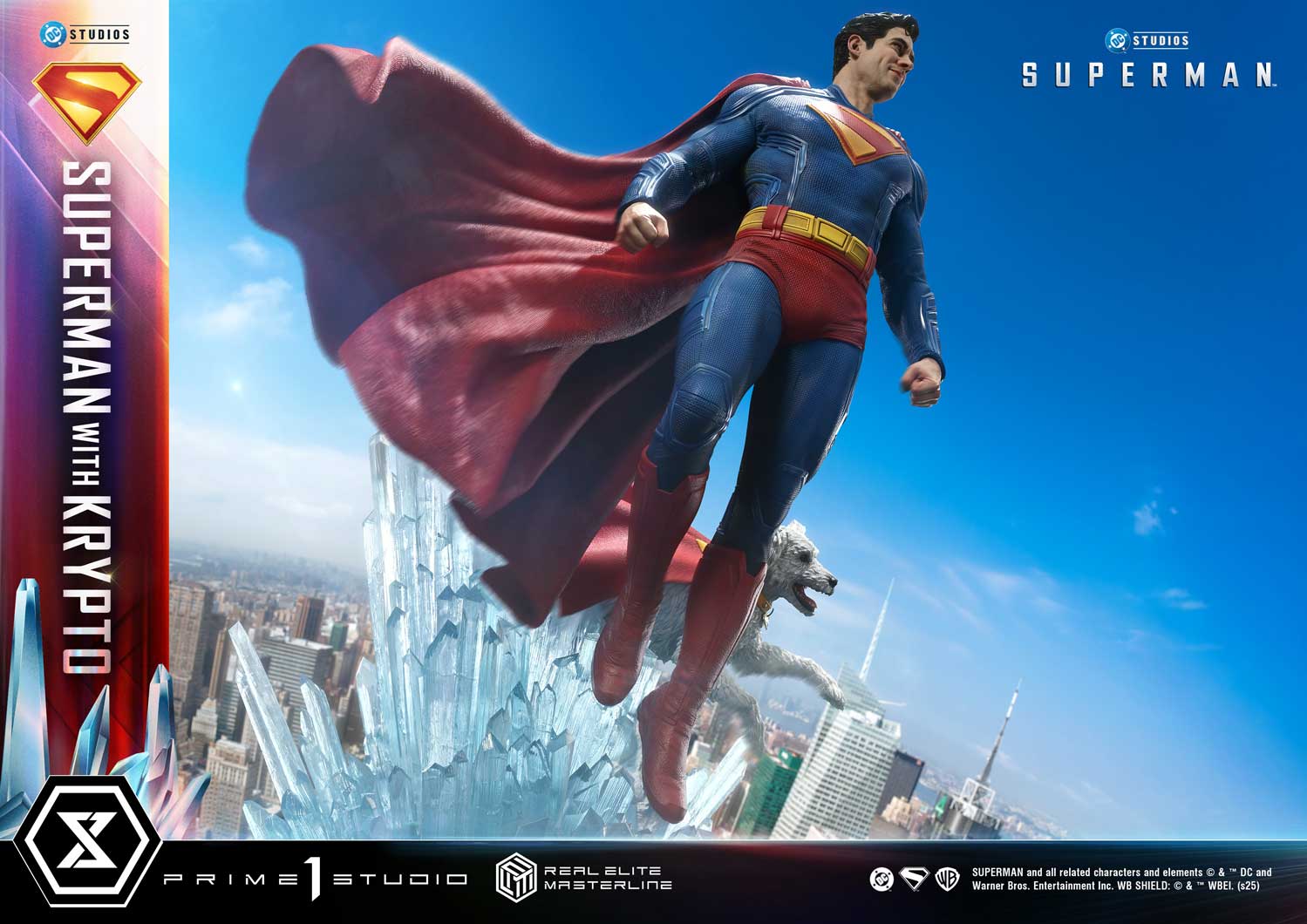 Real Elite Masterline Superman (2025 Film) Superman with Krypto Bonus Version