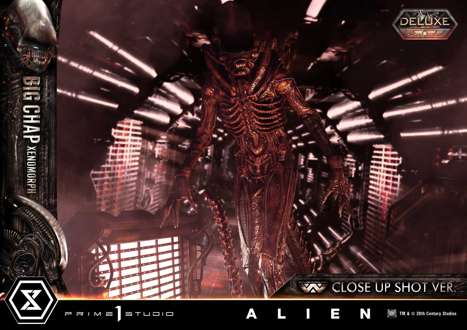 Museum Masterline XL Alien (Film) Big Chap Xenomorph Close Up Shot Ver. Deluxe Version