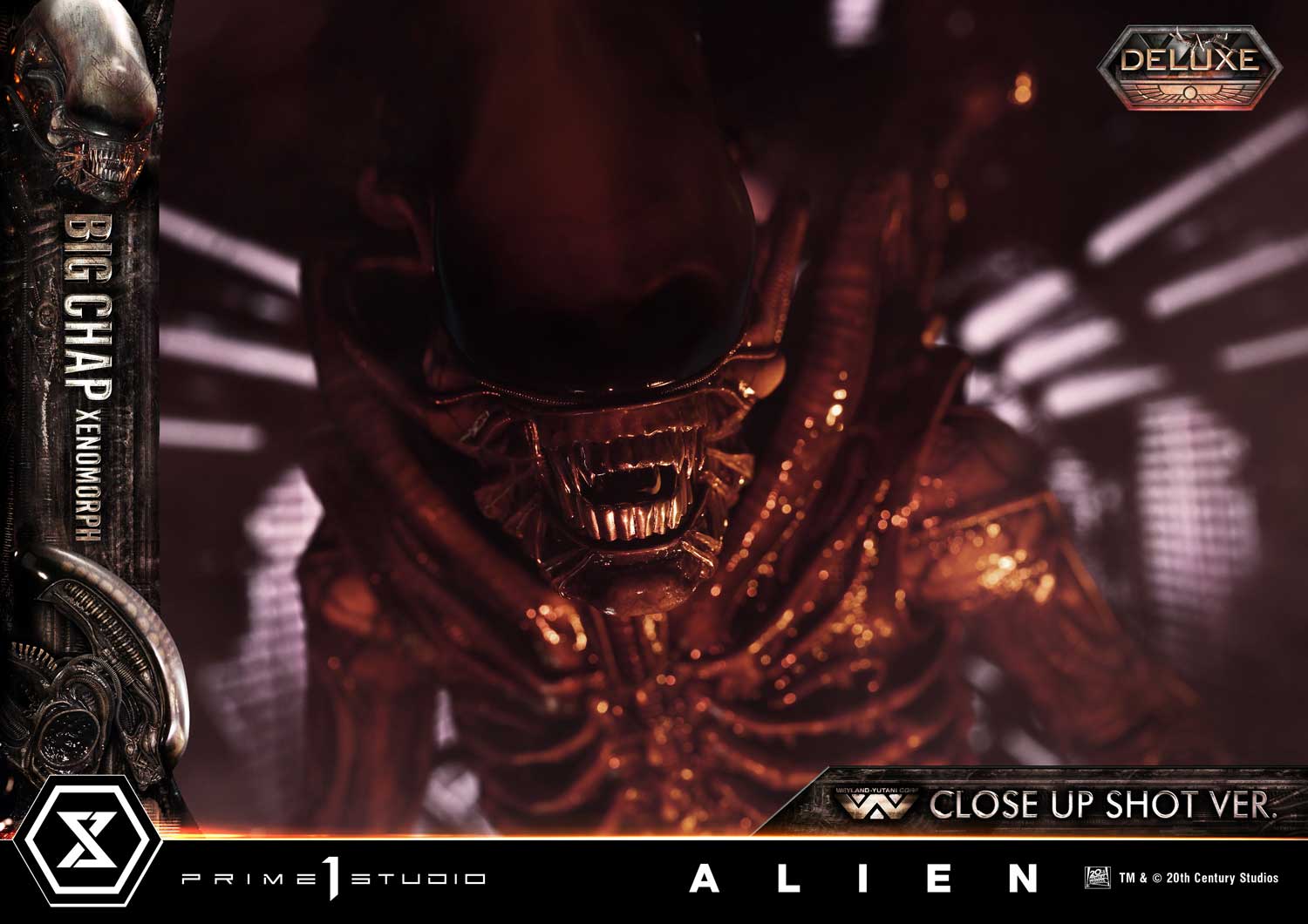 Museum Masterline XL Alien (Film) Big Chap Xenomorph Close Up Shot Ver. Deluxe Version