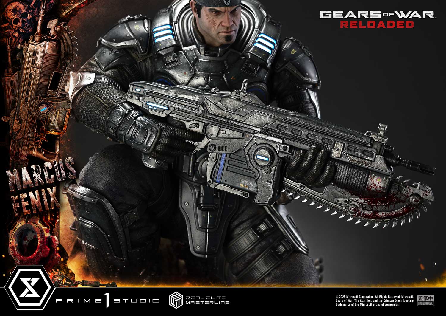Real Elite Masterline Gears of War: Reloaded Marcus Fenix Ultimate Version