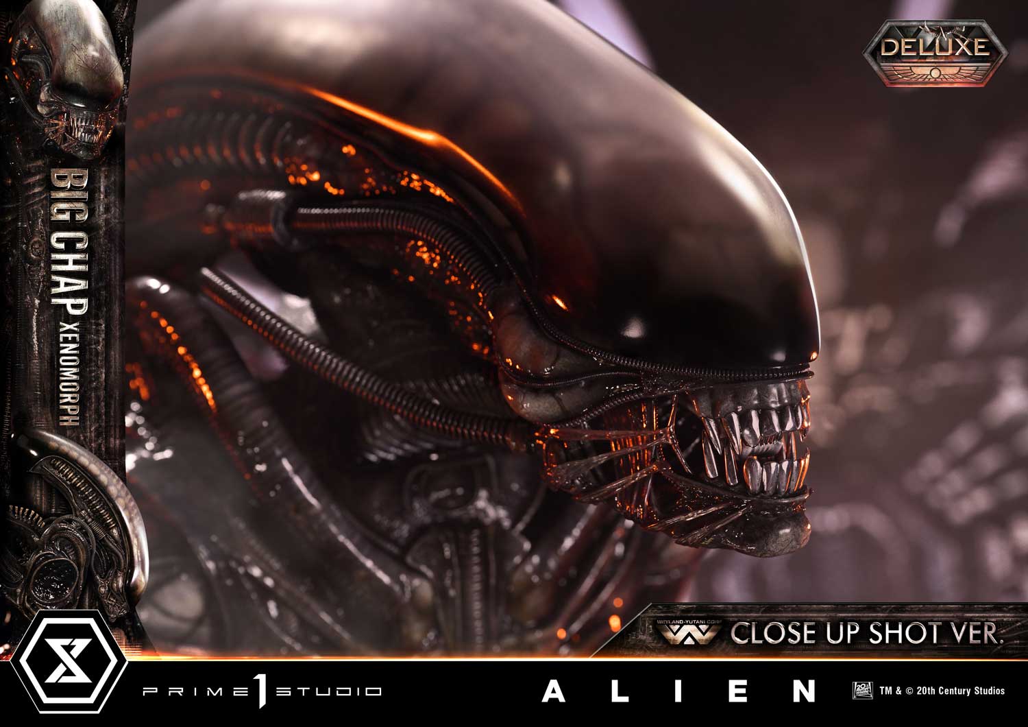 Museum Masterline XL Alien (Film) Big Chap Xenomorph Close Up Shot Ver. Deluxe Version