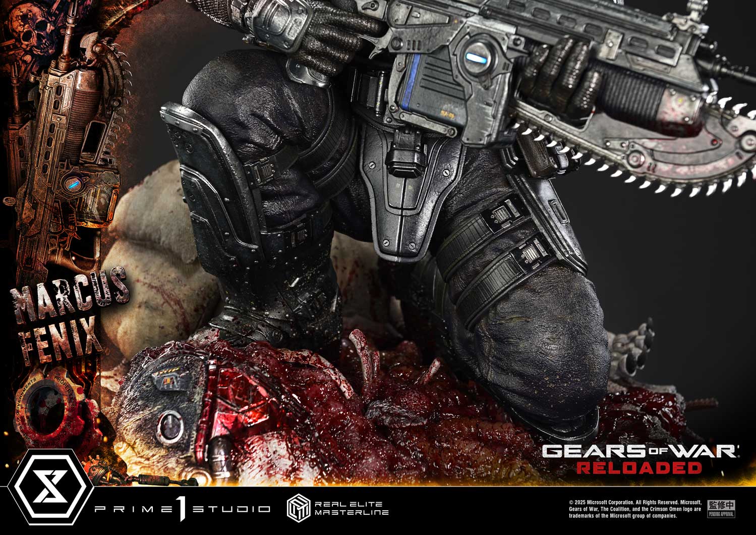 Real Elite Masterline Gears of War: Reloaded Marcus Fenix Ultimate Version