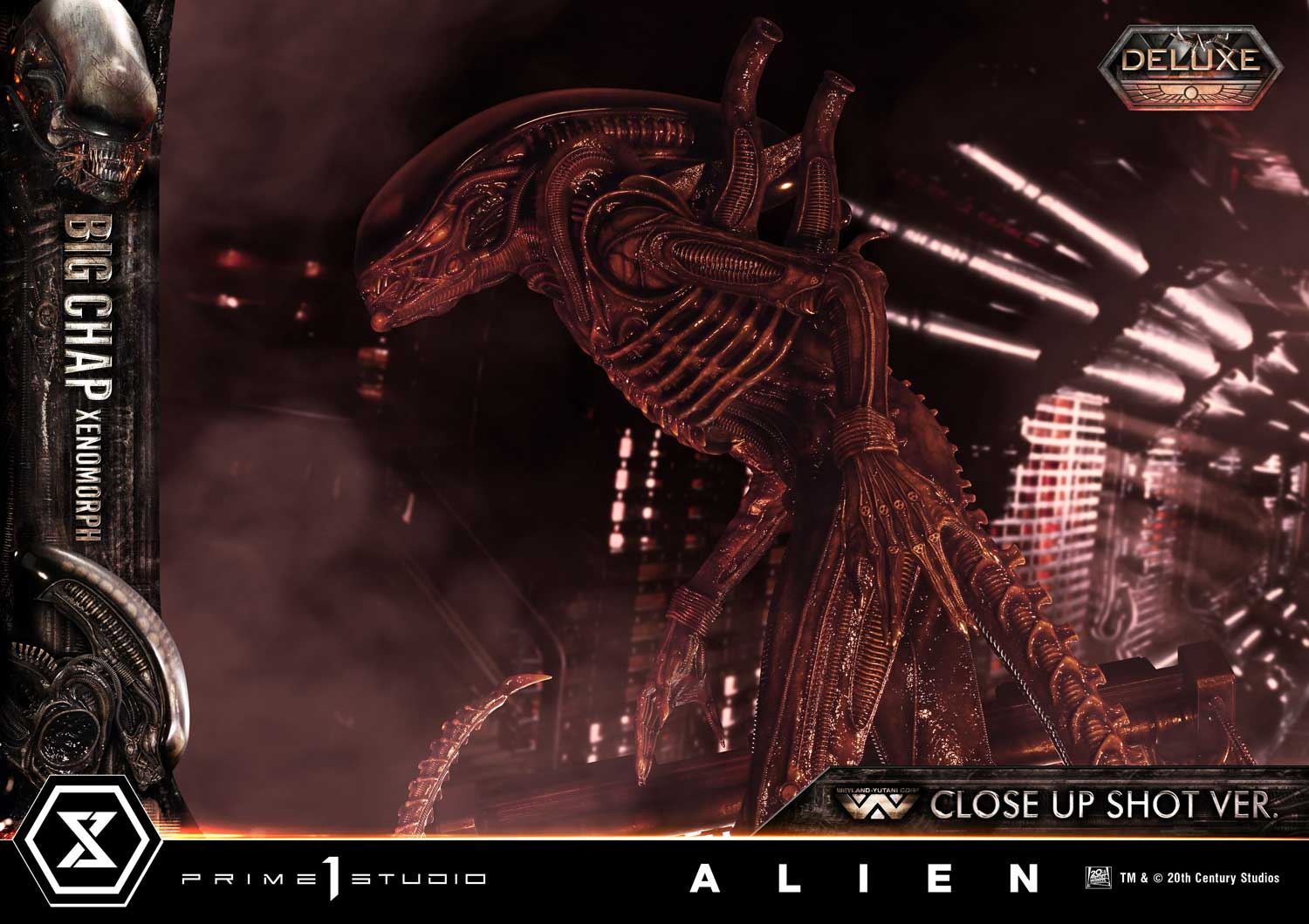 Museum Masterline XL Alien (Film) Big Chap Xenomorph Close Up Shot Ver. Deluxe Version