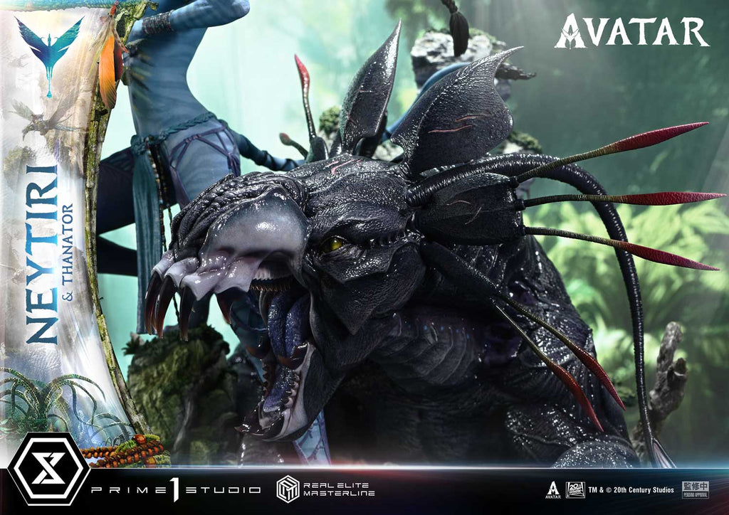 Real Elite Masterline Avatar (Film) Neytiri &amp; Thanator Avatar Legacy Collection Deluxe Version