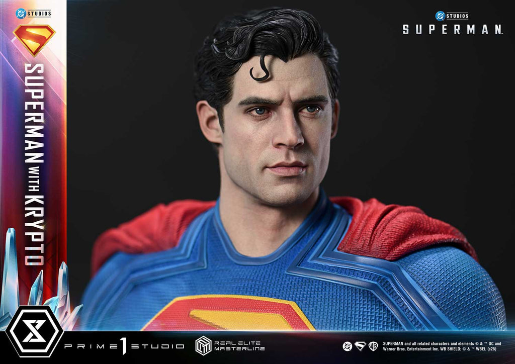 Real Elite Masterline Superman (2025 Film) Superman with Krypto
