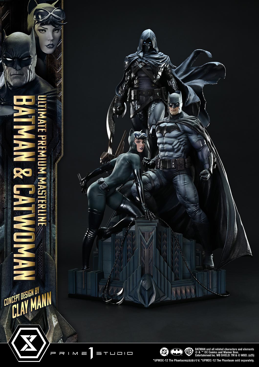 Ultimate Premium Masterline Batman (Comics) Batman &amp; Catwoman (Concept Design by CLAY MANN)
