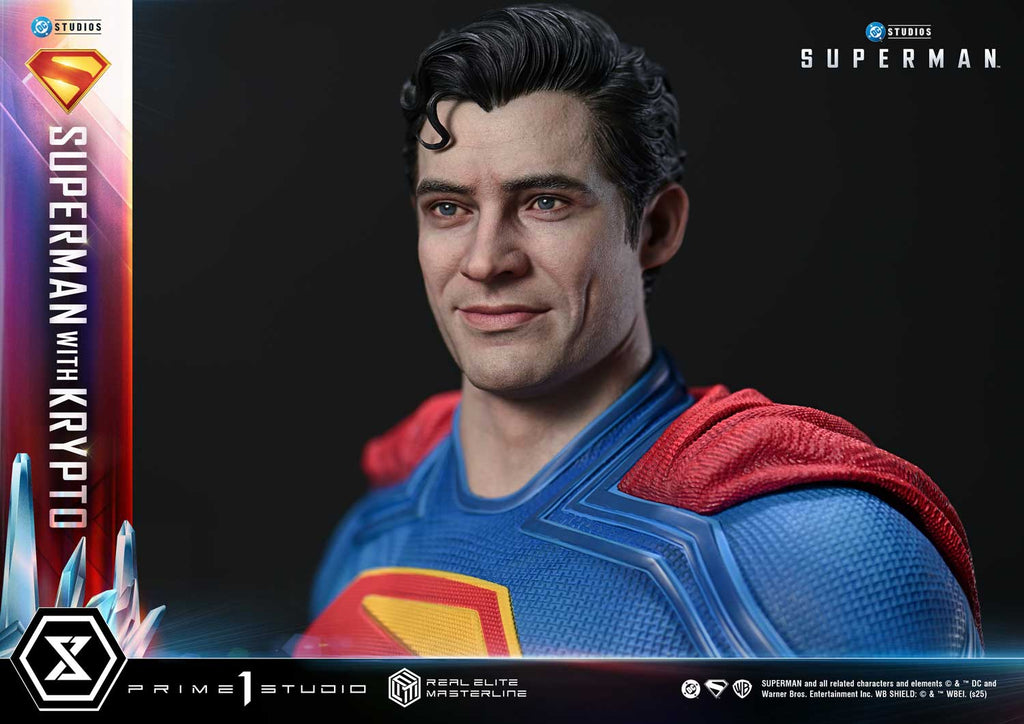 Real Elite Masterline Superman (2025 Film) Superman with Krypto