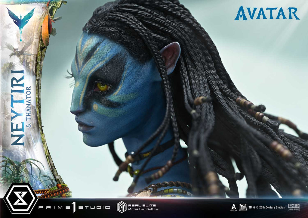 Real Elite Masterline Avatar (Film) Neytiri &amp; Thanator Avatar Legacy Collection Deluxe Version