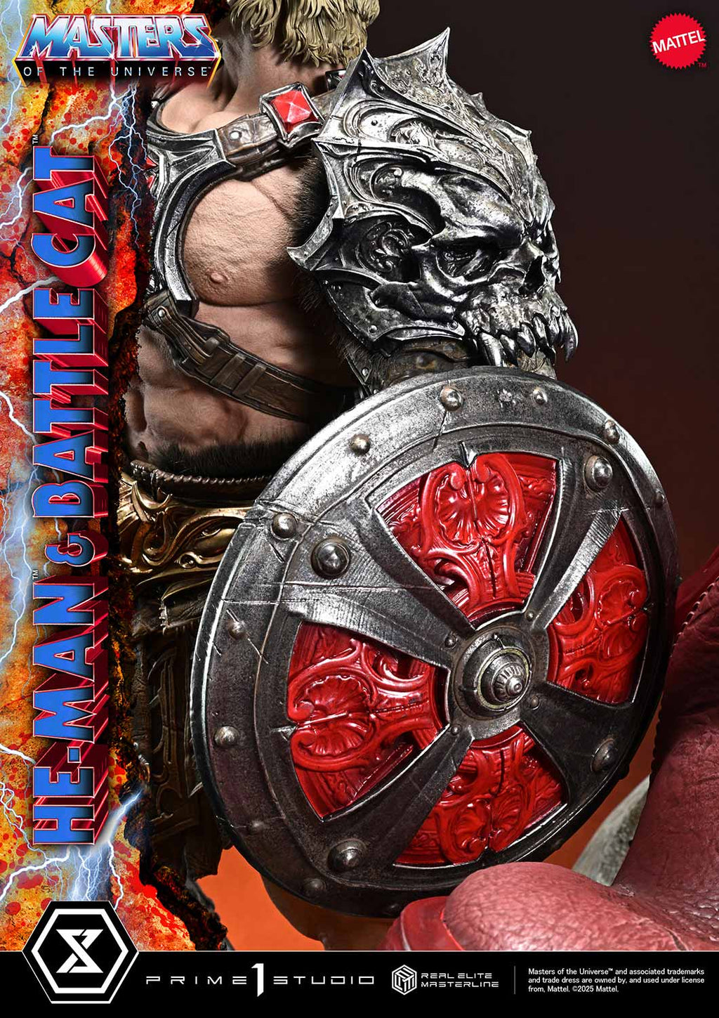 Real Elite Masterline Masters of the Universe He-Man &amp; Battle Cat Ultimate Bonus Version