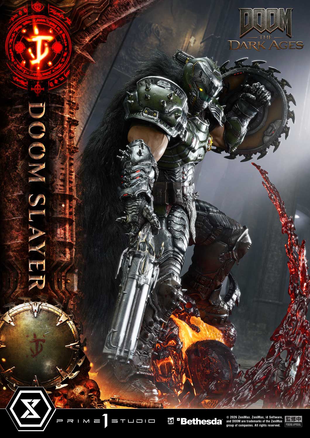 Ultimate Premium Masterline DOOM: The Dark Ages DOOM Slayer Deluxe Version