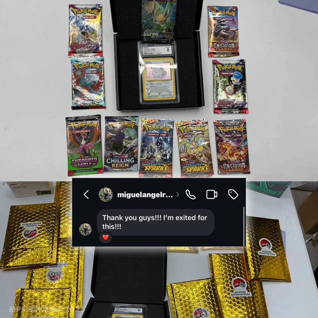 Starter Pokémon Mystery Box and Golden Ticket