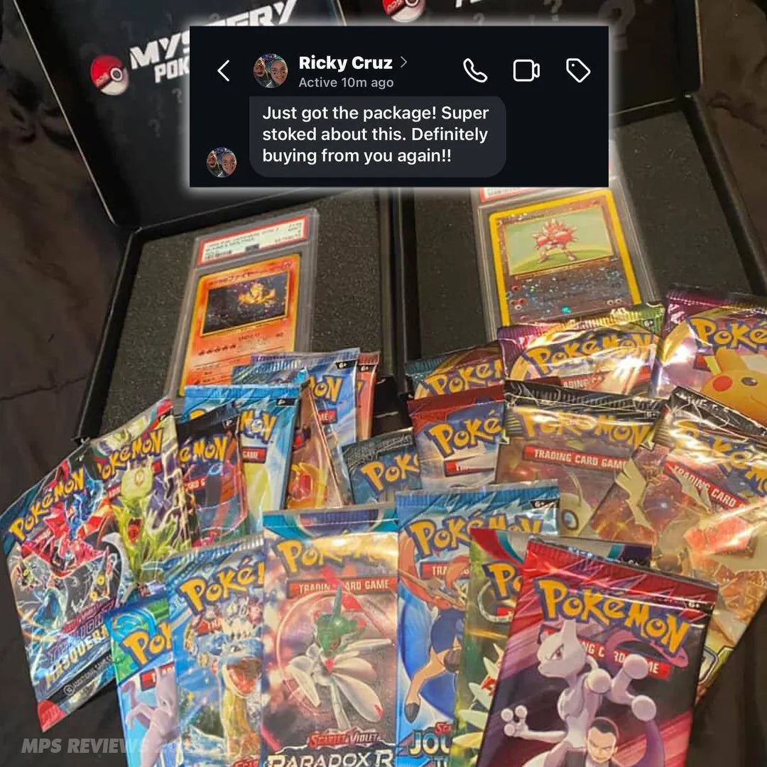 Starter Pokémon Mystery Box and Golden Ticket