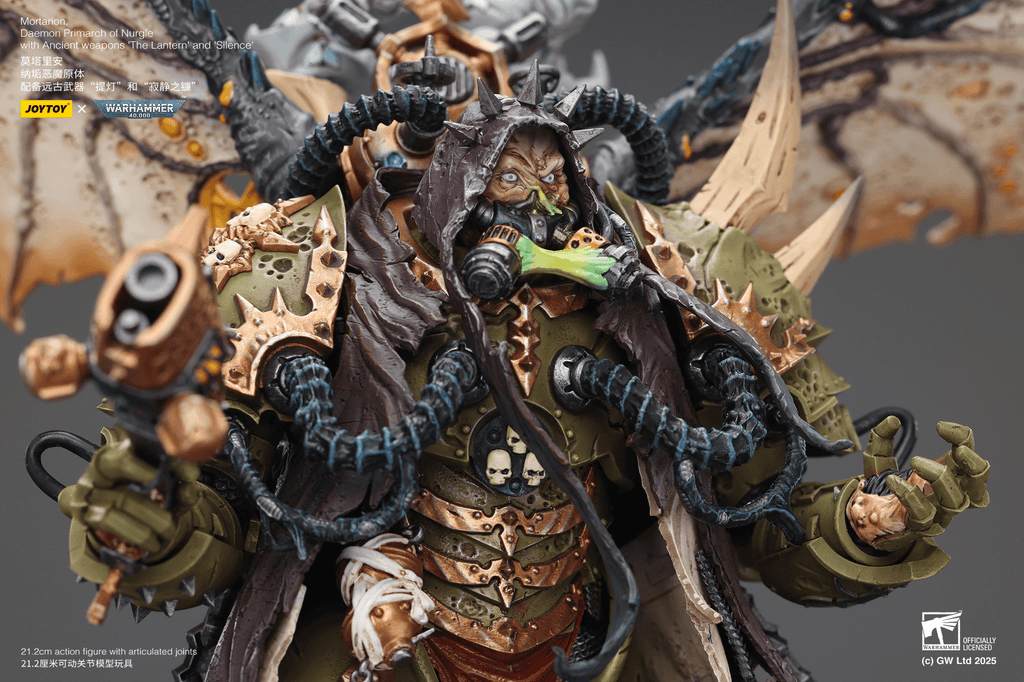 Mortarion， Daemon Primarch of Nurgle with Ancient weapons‘The Lantern' and ‘Silence'