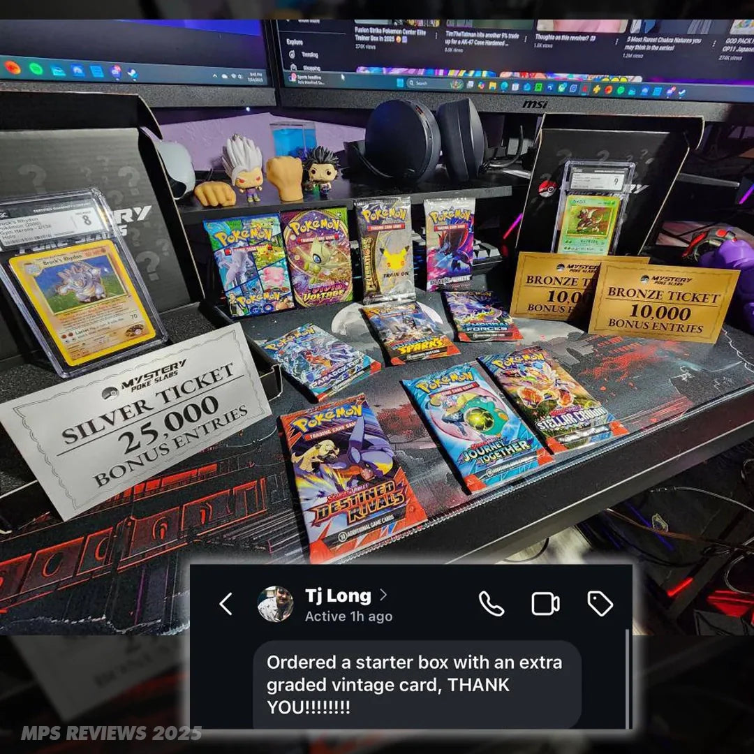 Starter Pokémon Mystery Box and Golden Ticket
