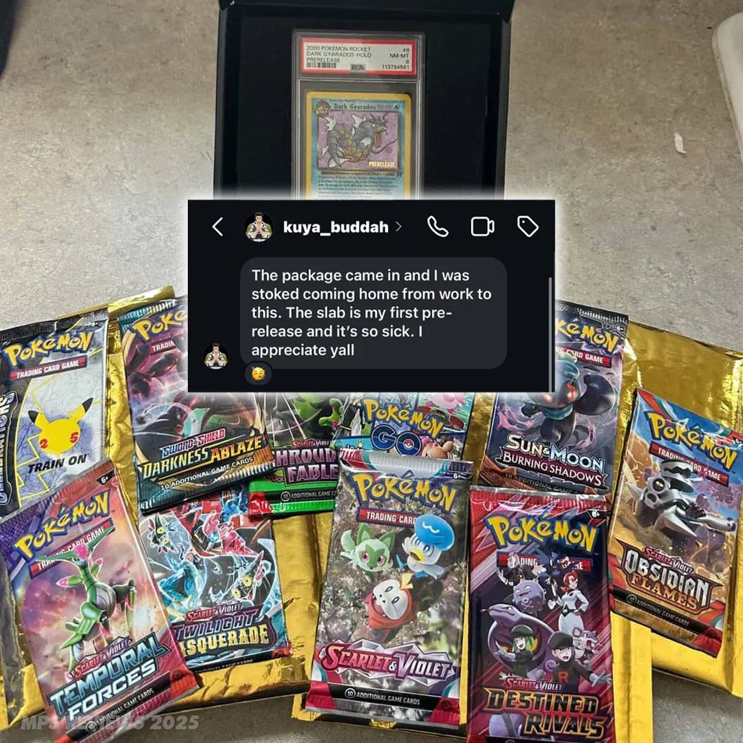 Starter Pokémon Mystery Box and Golden Ticket
