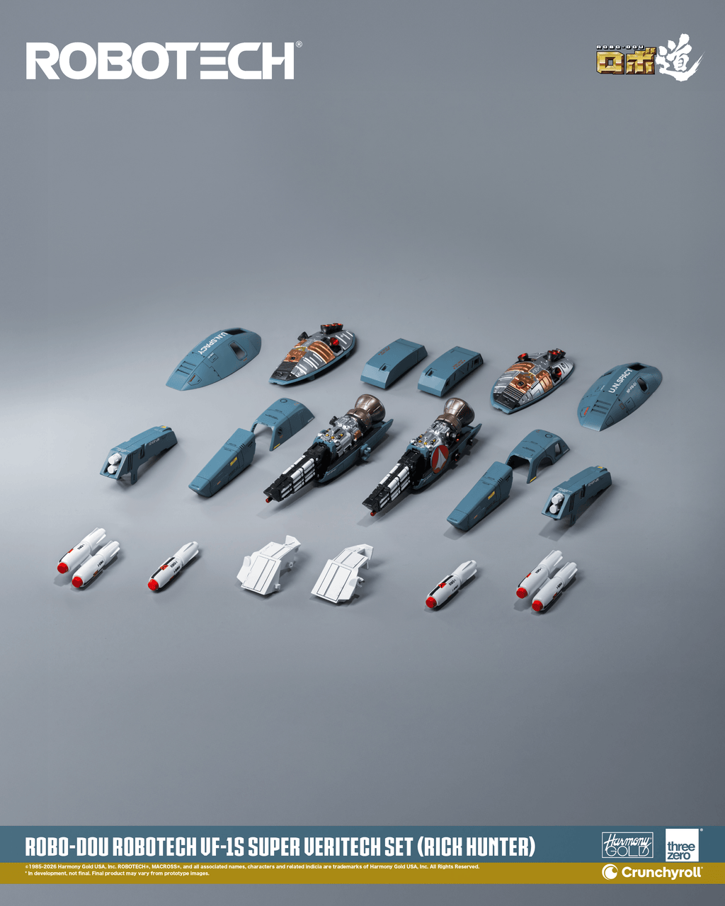 ROBO-DOU ROBOTECH VF‐1S Super Veritech Set (RICK HUNTER)
