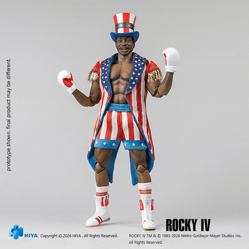 1/12 Scale 6 Inch Rocky IV Apollo Action Figure