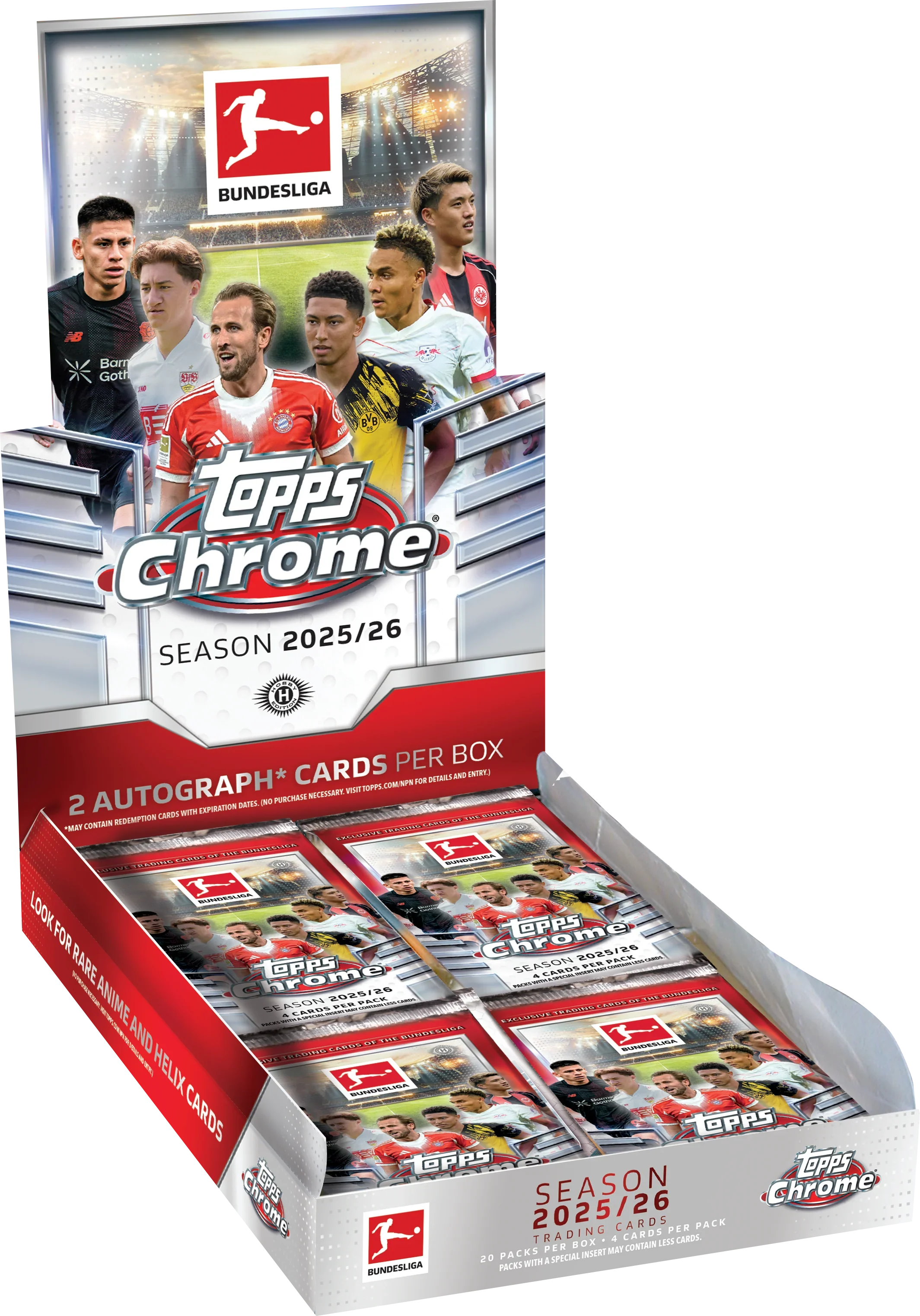 2025-26 Topps Chrome Bundesliga Soccer Hobby Box