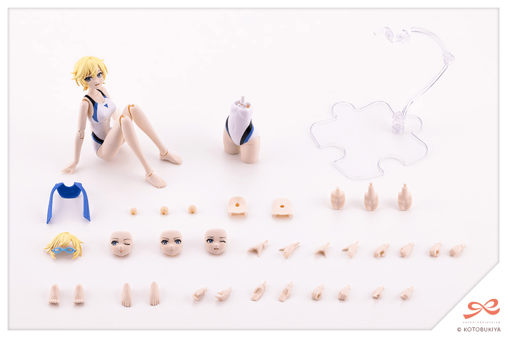 RUI SAOTOME【TOUOU HIGH SCHOOL COMPETITIVE SWIMSUIT】DREAMING STYLE WHITE DOLPHIN