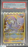 2022 Pokemon—Mewtwo VSTAR (Secret) #086/078 Pokémon GO—Secret Rare Holo PSA 10