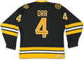 Upper Deck Authenticated - Bobby Orr Autographed Boston Bruins Heroes of Hockey Authentic Black Jersey