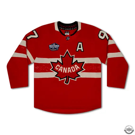 Upper Deck Authenticated - Connor McDavid Autographed & Inscribed “GW GOAL” Authentic 4 Nations Faceoff Red Team Canada Jersey