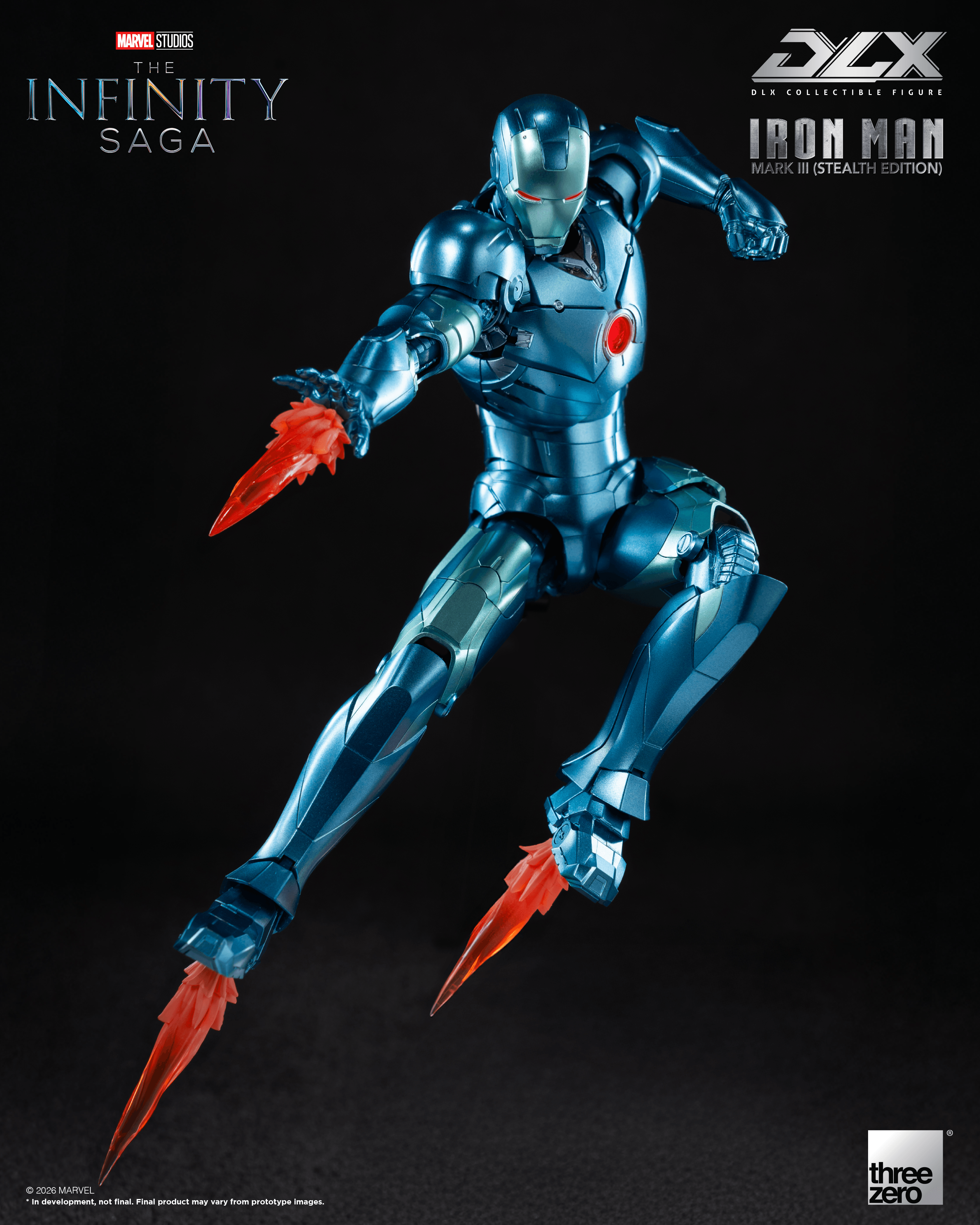 Marvel Studios: The Infinity Saga - DLX Iron Man Mark 3 (Stealth Edition)