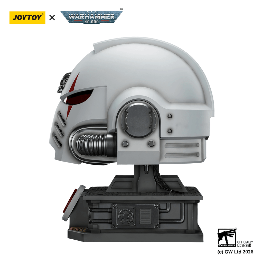 White Scars MkX Helmet&amp; Display Stand
