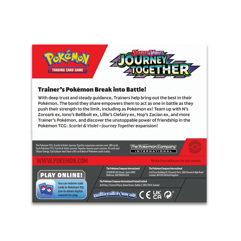 Pokémon TCG - Scarlet & Violet - Journey Together - Enhanced Booster Box (With Promo)