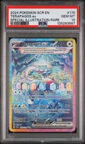 TERAPAGOS ex BESONDERE ILLUSTRATIONS-RARE 2024 POKEMON SCR EN-STELLAR CROWN PSA GEM MT 10