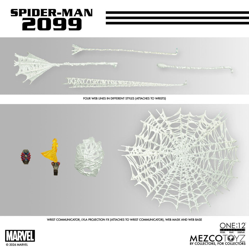 Mezco One:12 Collective Spider-Man 2099 Action Figure (PRE-ORDER JANUARY 2027)