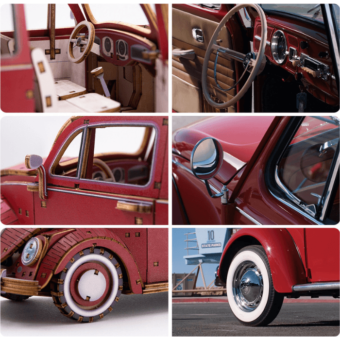 wa-gu-mi Volkswagen Type 1 Beetle RED