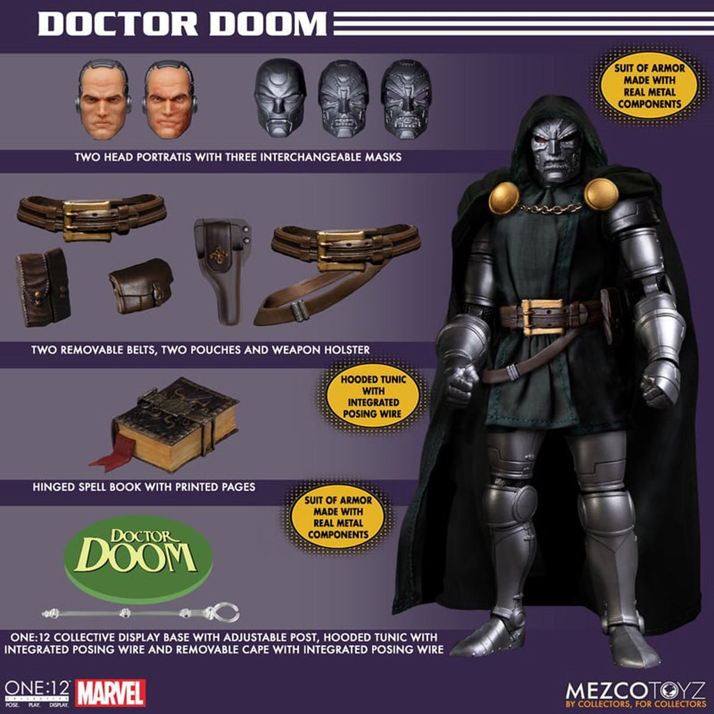 Mezco Doctor Doom One:12 Collective Action Figure (PRE-ORDER SEPTEMBER 2026)