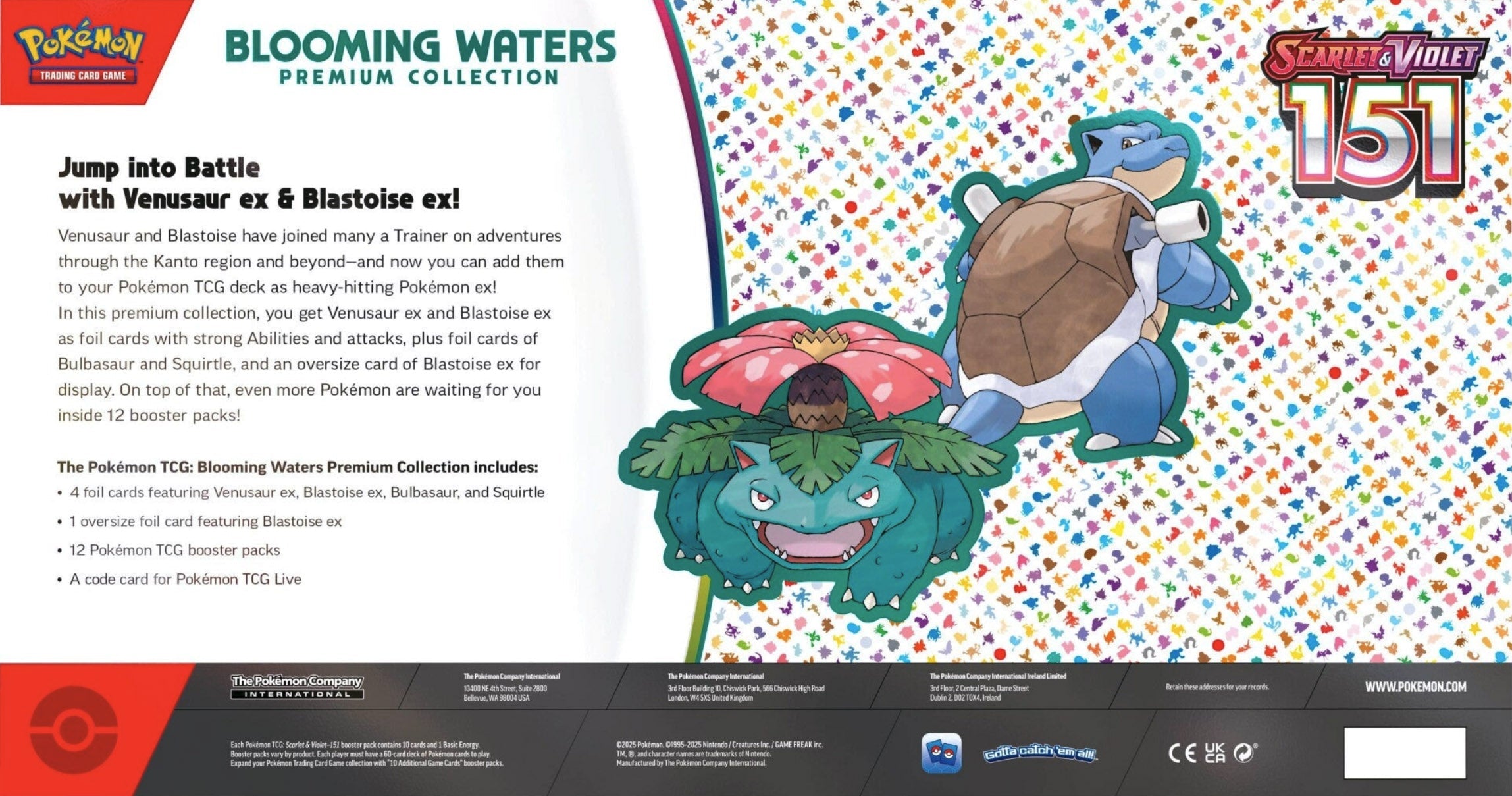 Pokemon SV3.5 Blooming Waters Premium Collection - Pre-Order