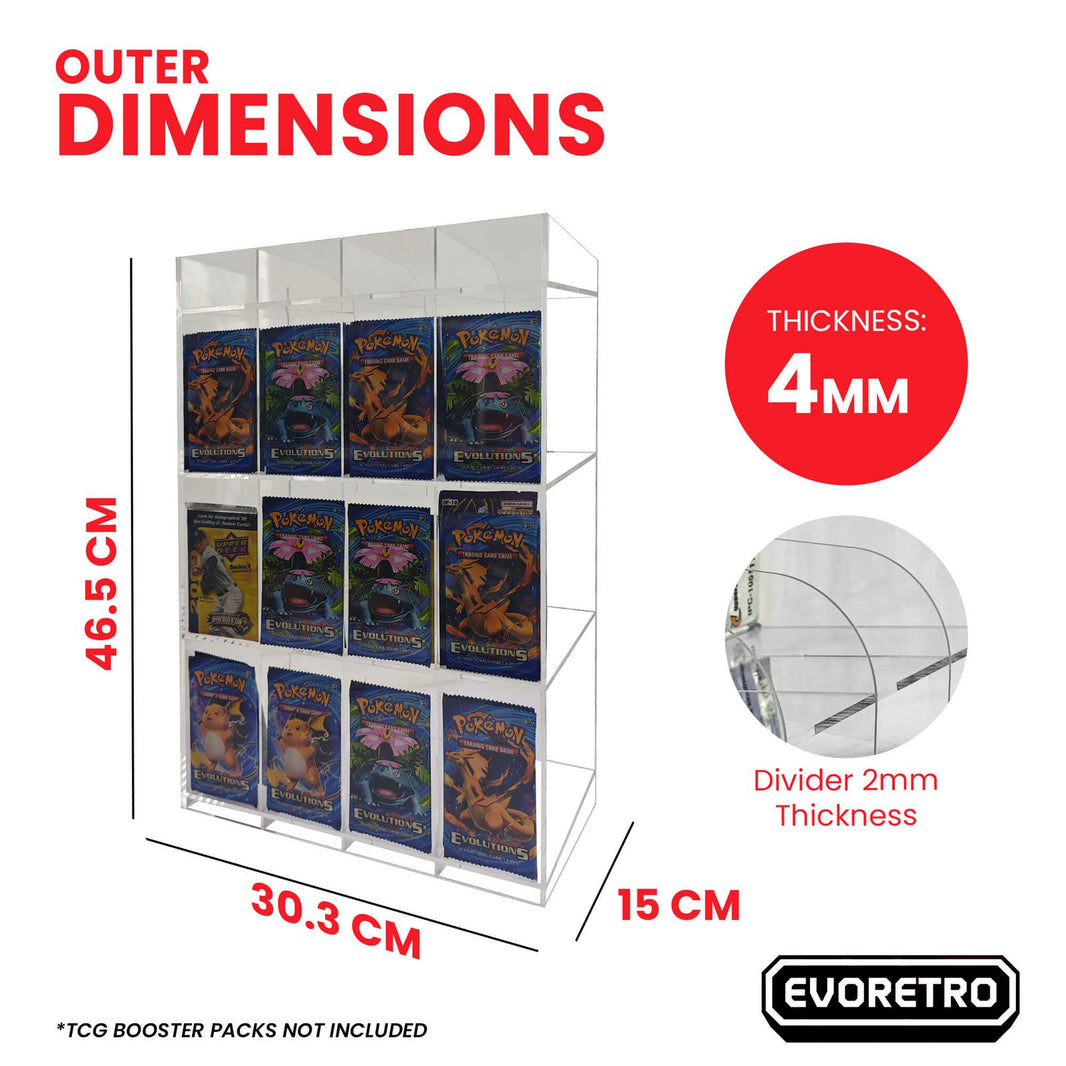 EVORETRO Acrylic Display Stand for Booster Packs Dispenser (Canada Only)