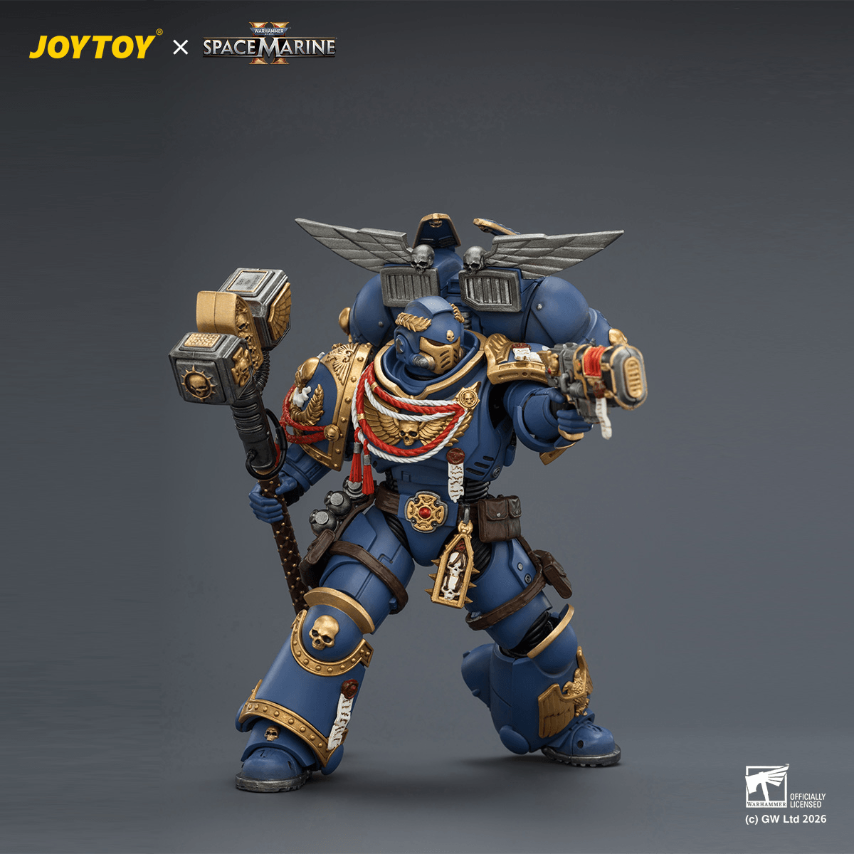 Game Edition Ultramarines Assault Intercessor with Jump Pack, Thunderhammer and Neo-volkite Pistol