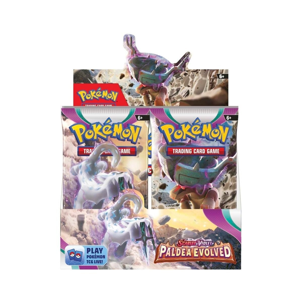 Scarlet & Violet: Paldea Evolved - Booster Box -  Sealed Case of 6