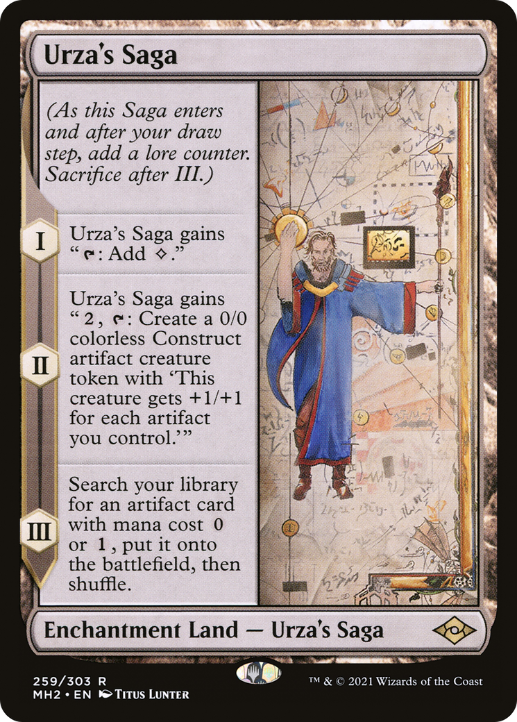 FOIL Urza's Saga (MH2-259) - Modern Horizons 2 - Magic The Gathering