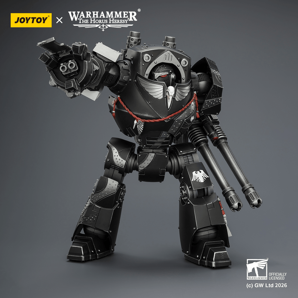 Raven Guard Contemptor Dreadnought with Gravis autocannon and Chainfist