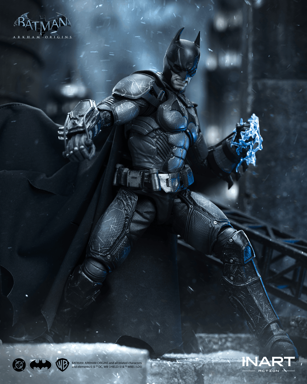 INART Action – Batman: Arkham Origins – Batman (Battle Damaged Version) Action Figure