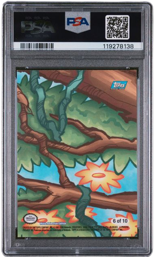 PSA 5 MRILL/PIKCHU/HOTHOOT MOVIE 2000 STICKER CARDS