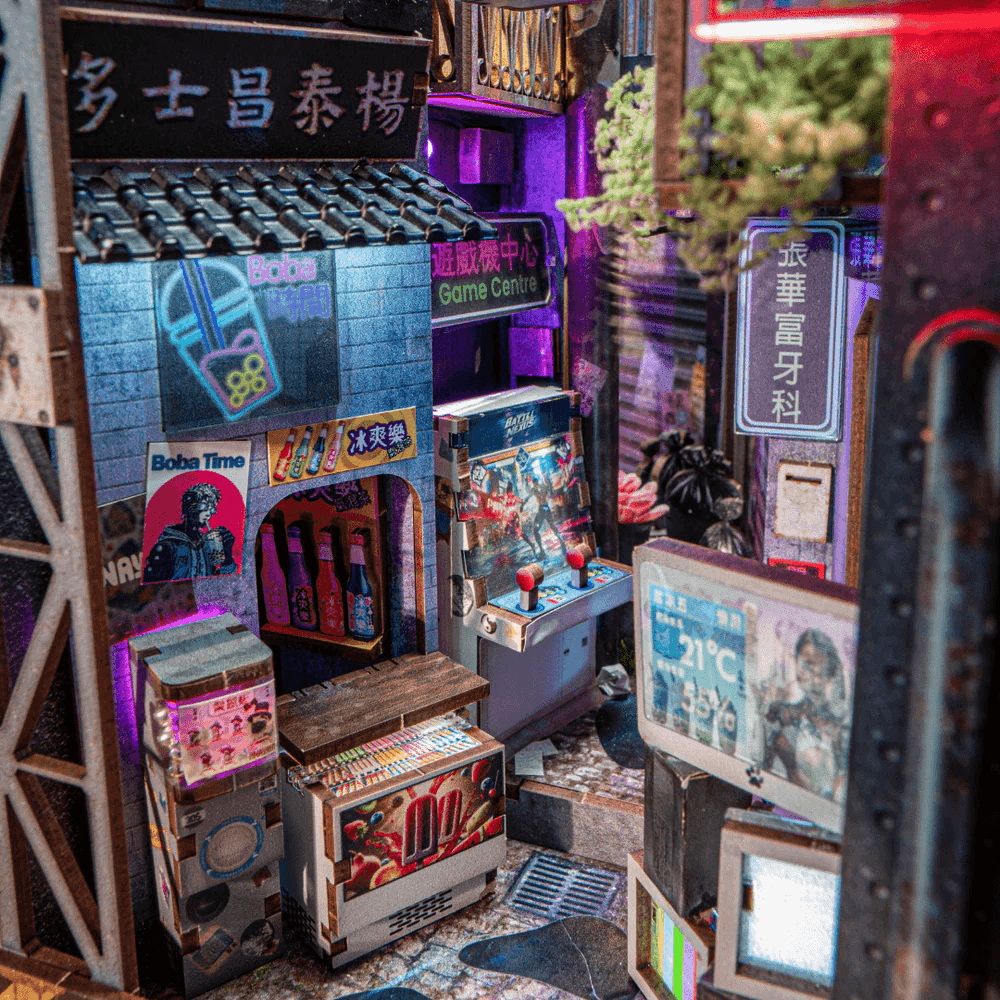Kowloon Walled City 2049 Book Nook Kit(8881300806026)