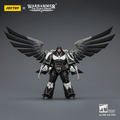 Raven Guard Corvus Corax, Primarch of the XIX Legion with artificer-crafted lightning talons, archaeotech pistols, and whip