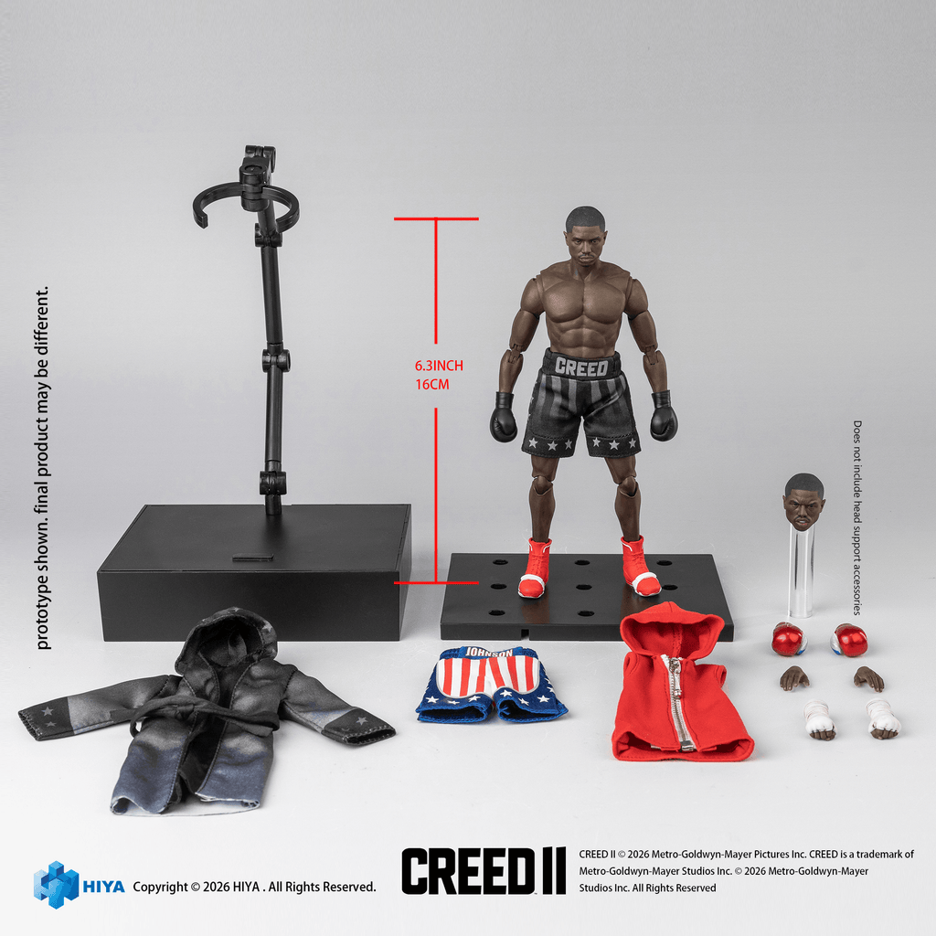 1/12 Scale 6 Inch Creed II Adonis Creed Action Figure