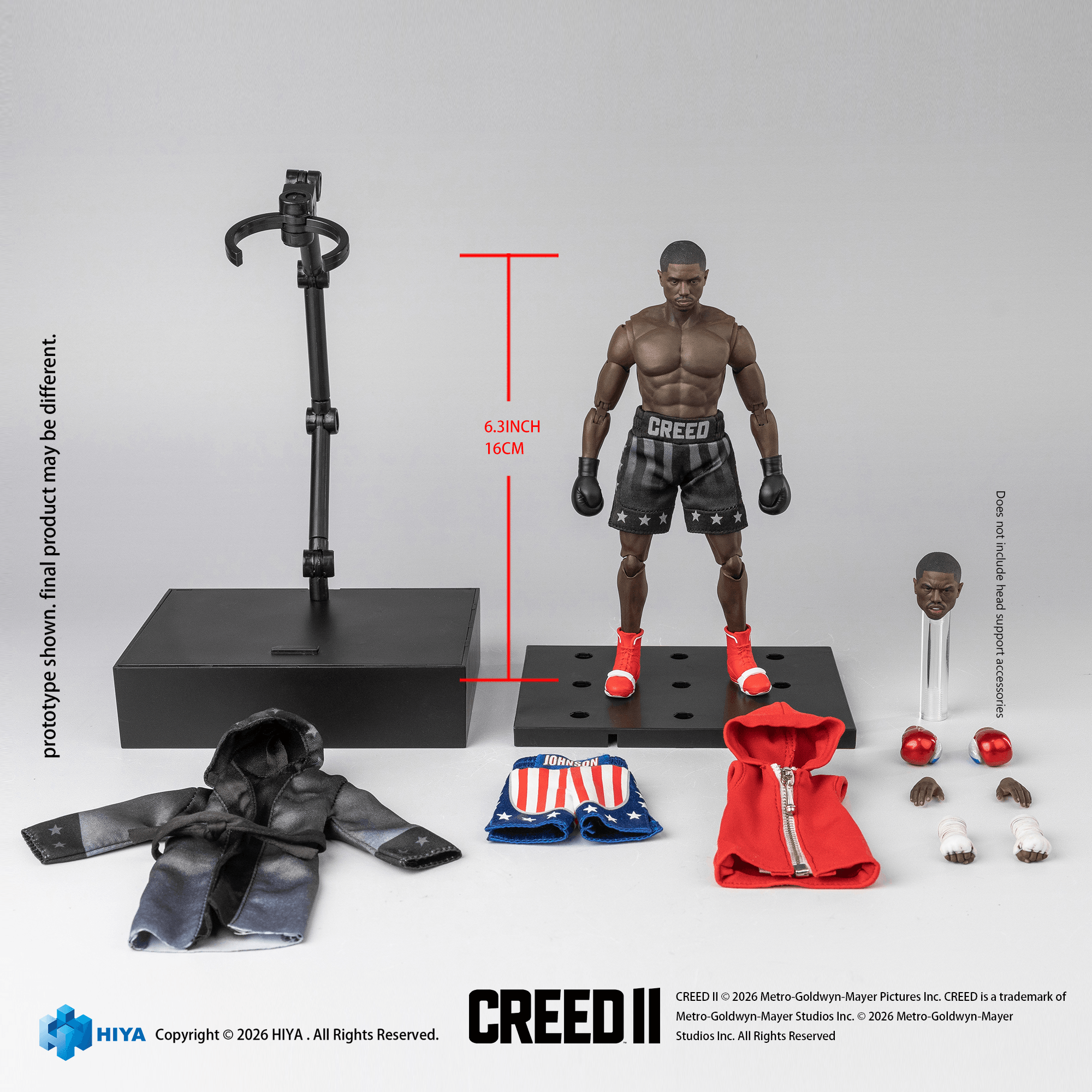 1/12 Scale 6 Inch Creed II Adonis Creed Action Figure