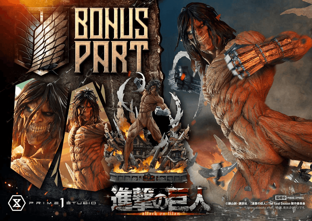 Ultimate Diorama Masterline TV animation Attack on Titan Eren Yeager Attack Titan Bonus Version