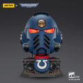 Ultramarines Captain MkX Helmet &amp; Display Stand