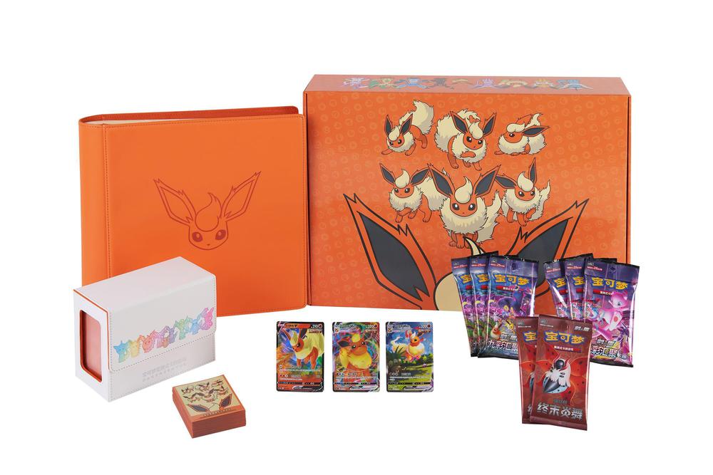Pokemon Eevee Gx Flareon Gift Box - Chinese